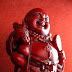 Laughing Buddha(red on red)