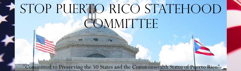 Stop Puerto Rico Statehood