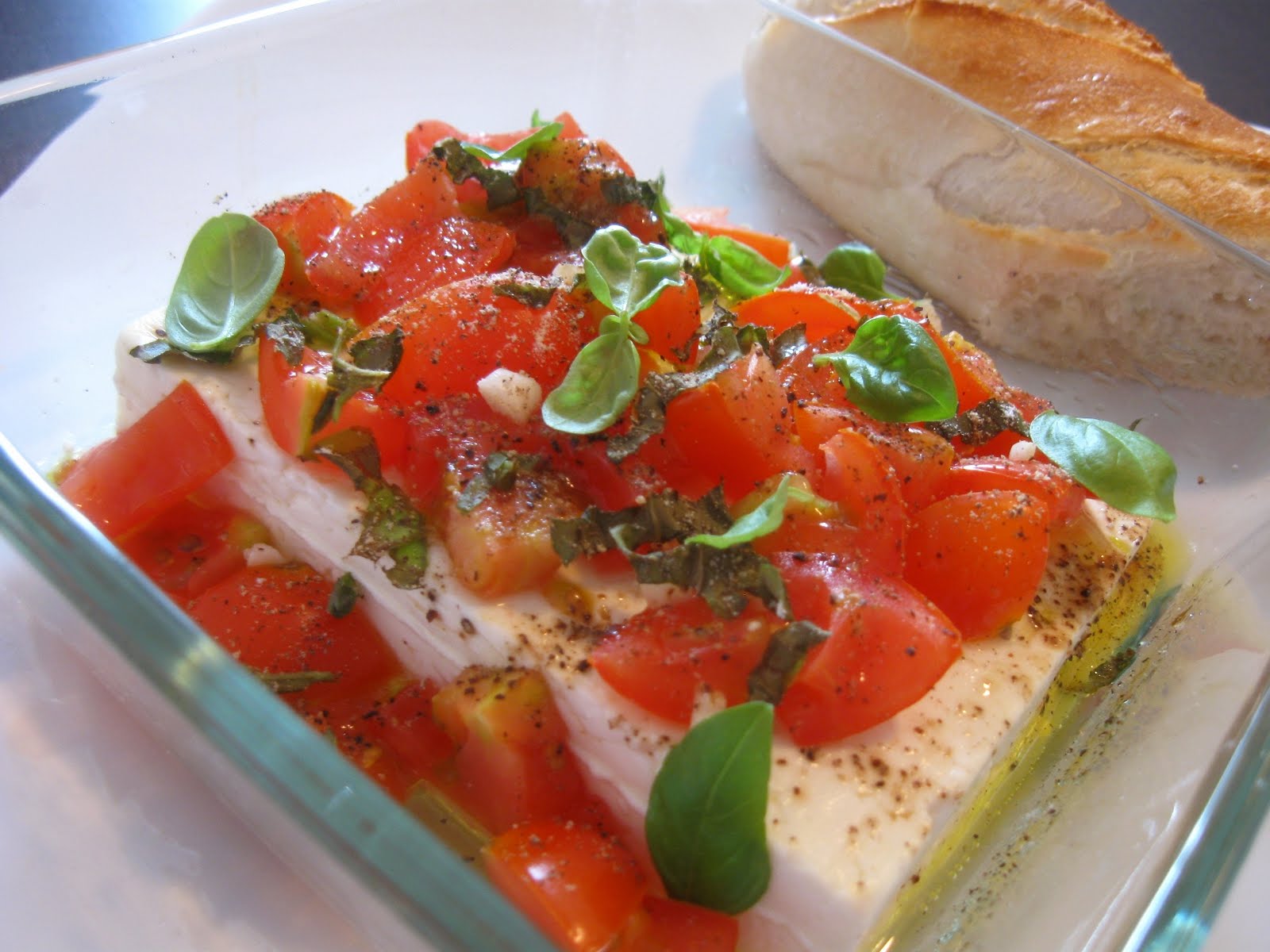 Gebackener Feta mit Tomaten