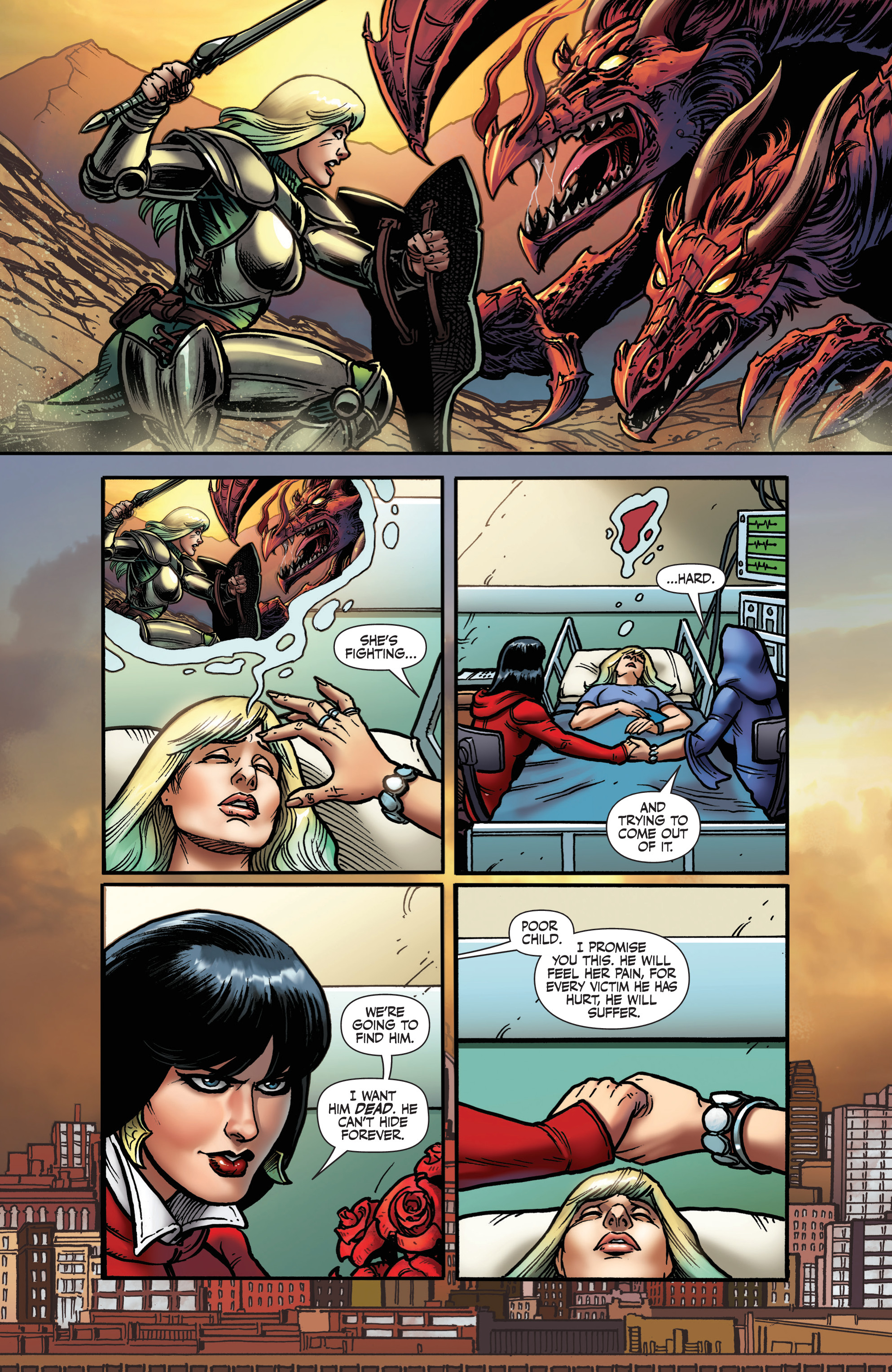 Read online Vampirella: Roses For the Dead comic -  Issue #3 - 4