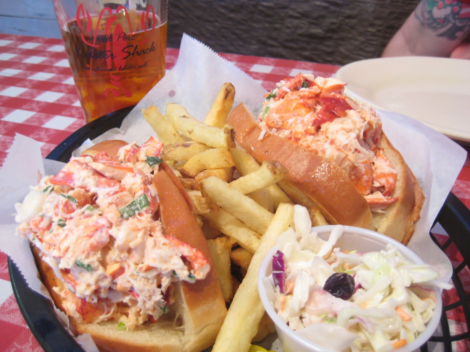Menu... Lobster Rolls.