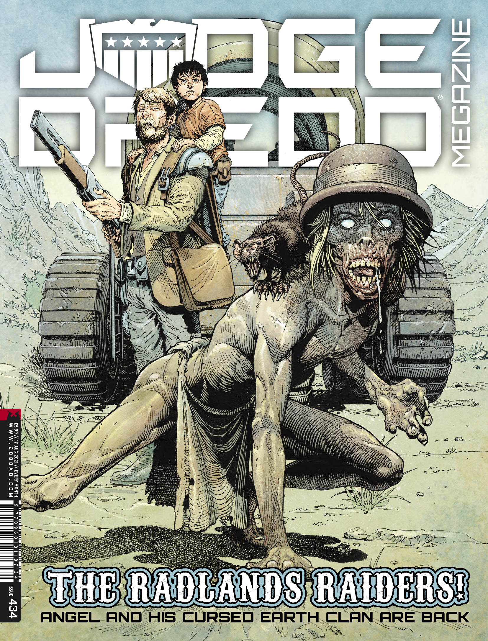 Read online Judge Dredd Megazine (Vol. 5) comic -  Issue #434 - 1