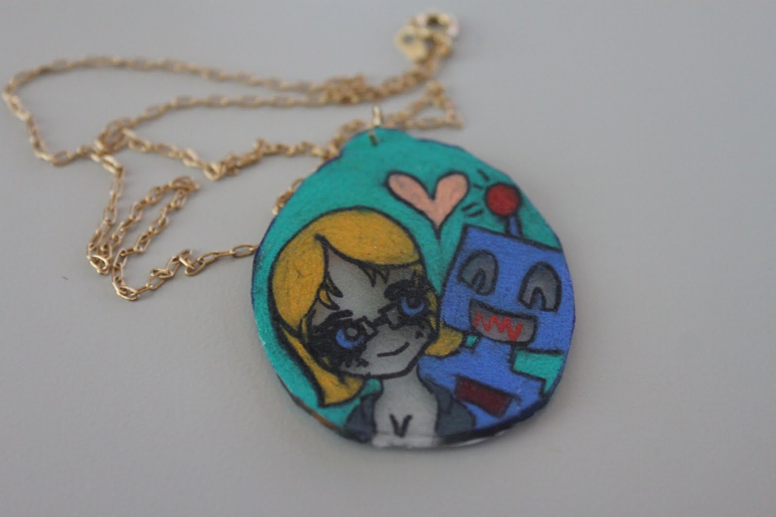 DIY ShrinkyDink Necklace Pendants