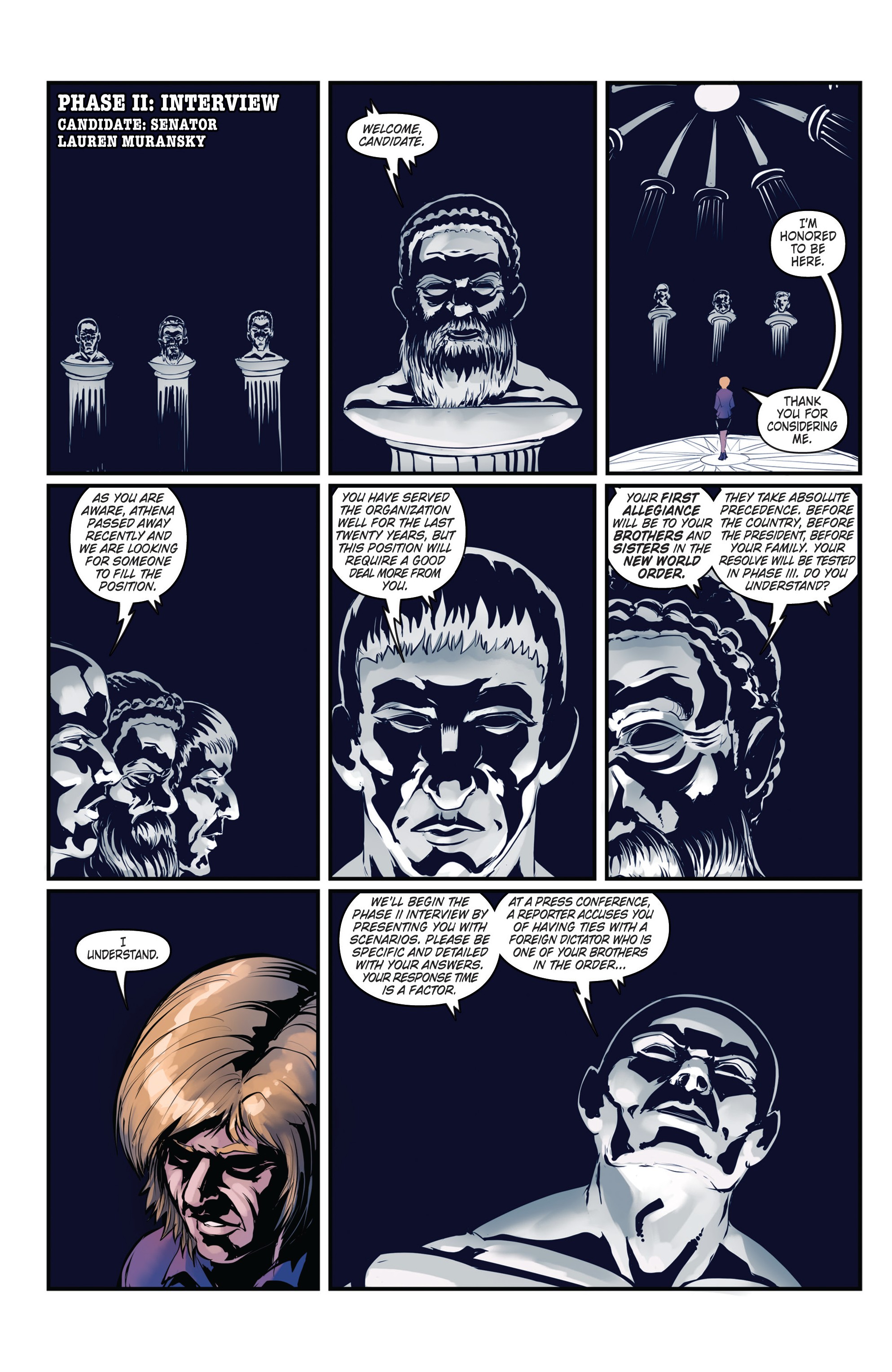 Read online Conspiracy comic -  Issue #3 - 19