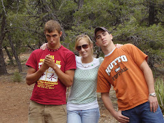 Spencer, Lauren, and Daniel at Grand Canyon