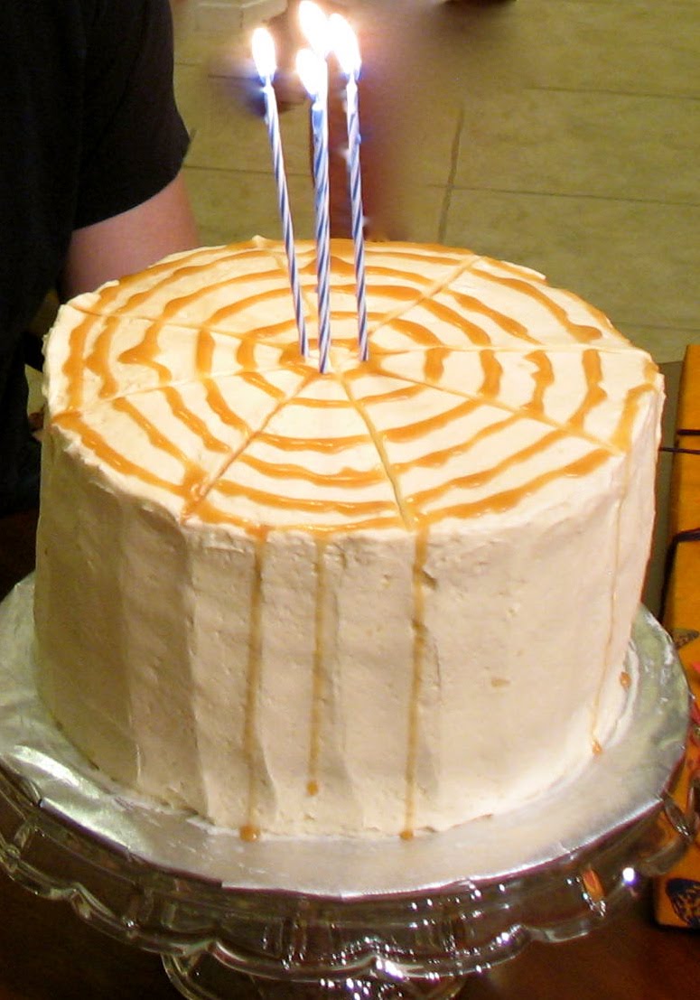 A Little Cake Won�t Hurt Caramel Apple Birthday Cake