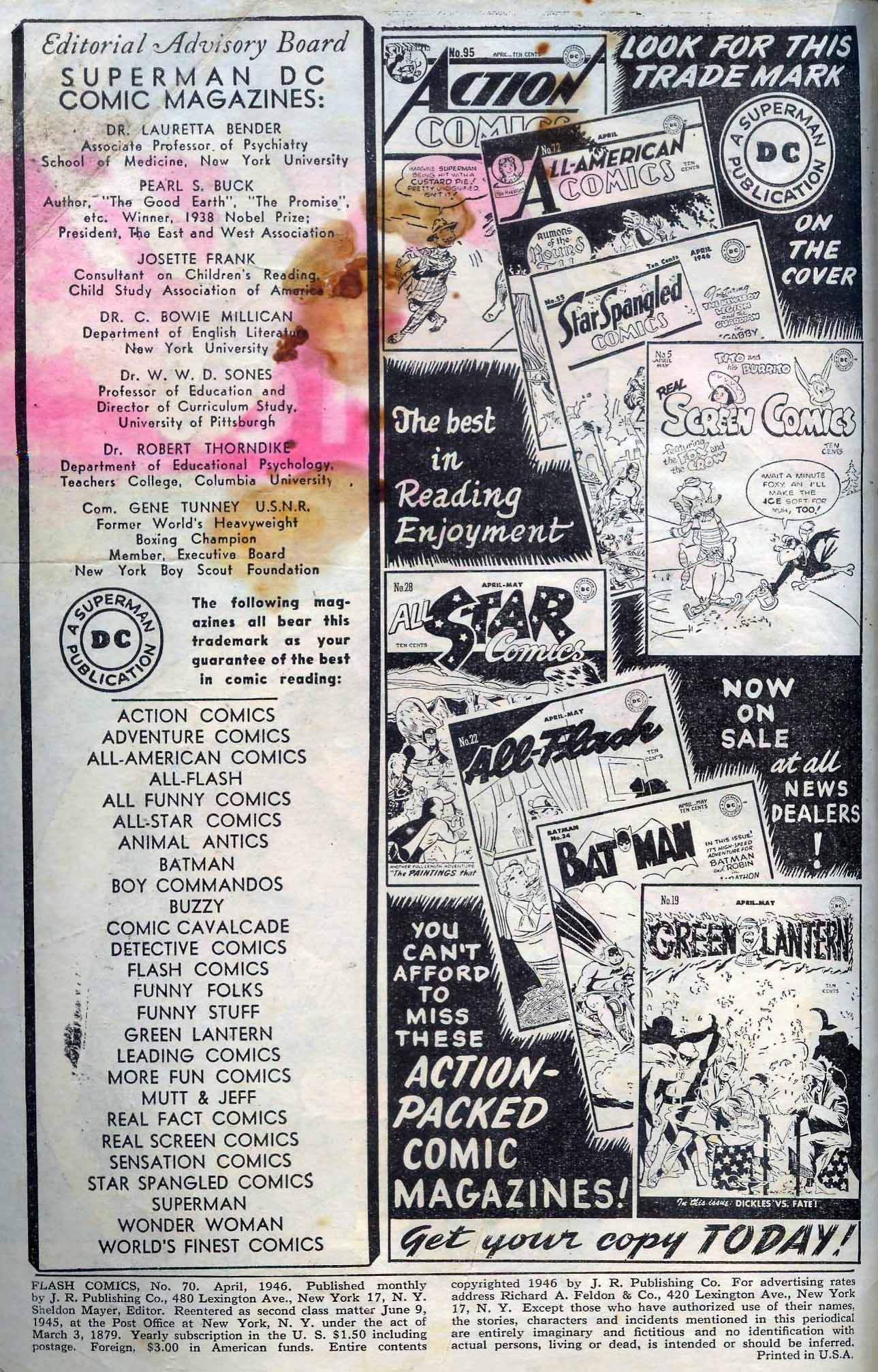Read online Flash Comics comic -  Issue #70 - 2