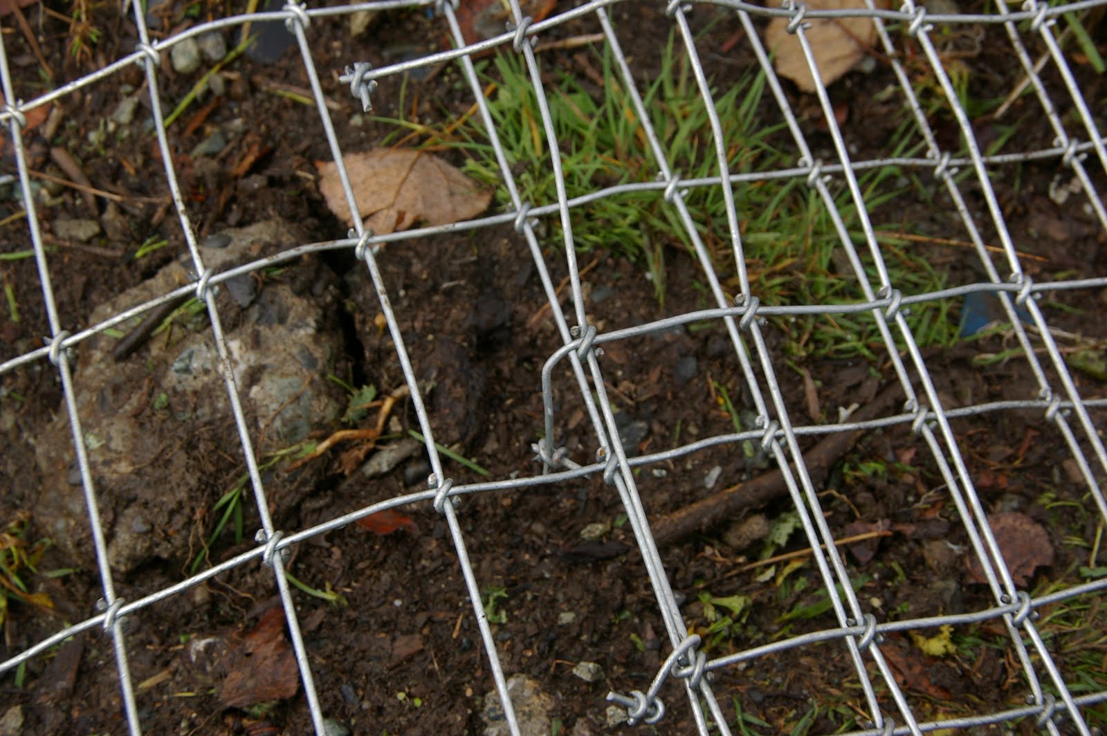 meat Stretching fencing with a tractor and a log