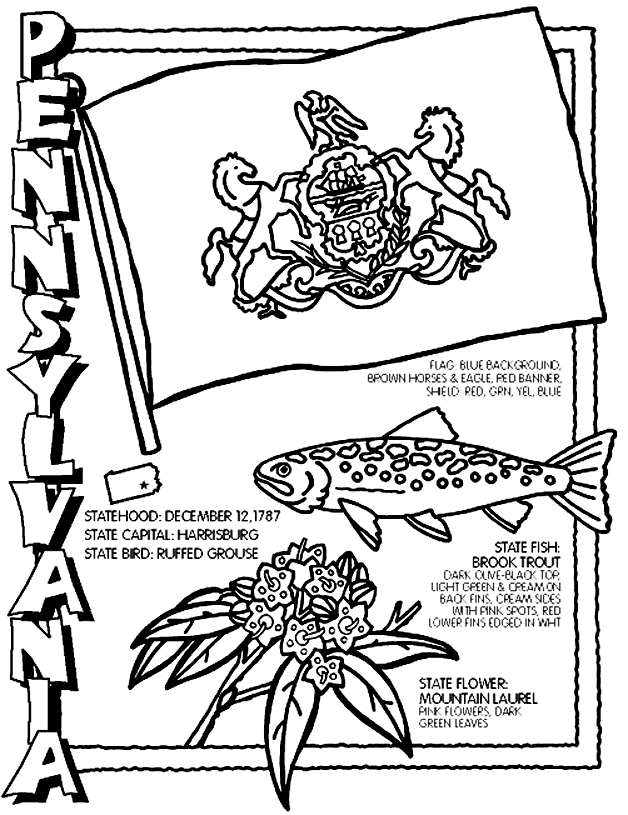 coloring-activity-pages-pennsylvania-coloring-page
