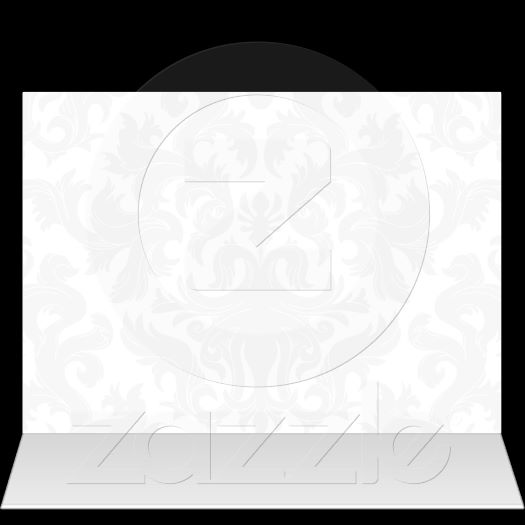 Imagina on Zazzle Elegant Black & White Calligraphy Initial B Monogram