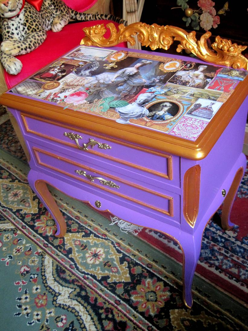 ALBERTO CABORNERO: Mueble restaurado y personalizado, homenaje a MARIE