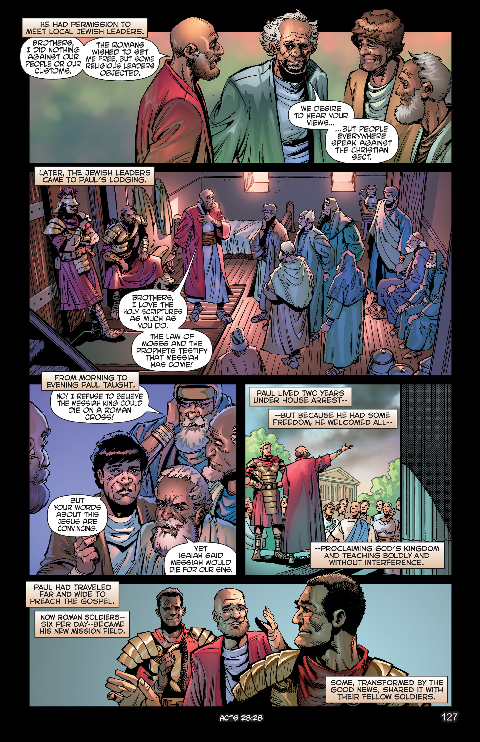 Read online The Kingstone Bible comic -  Issue #10 - 132