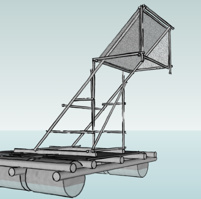 Ropes and Poles Pioneered Canoe Polo goals