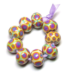 Marzipan Fancies Lampwork Glass Beads