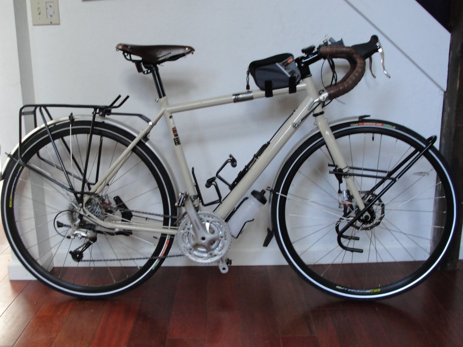 Pedal Tours Lowell's Raleigh Sojurn built by Golden Spoke Bicycle Shop