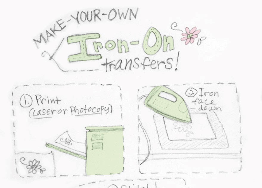 little dear tracks Make your own IronOn transfers!