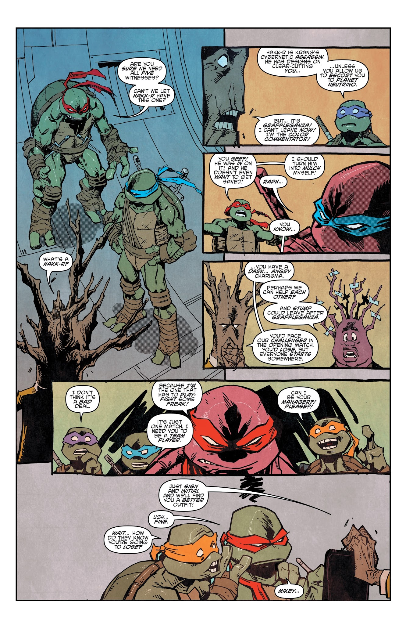 Read online Teenage Mutant Ninja Turtles: Dimension X comic -  Issue #3 - 7