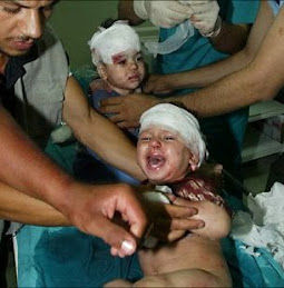 صورة طفلين من غزة يحولها الإعلام الإسباني لصورة طفلين صحراويين "أصيبا" برصاص مغربي