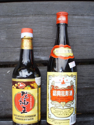 soy sauce and rice wine