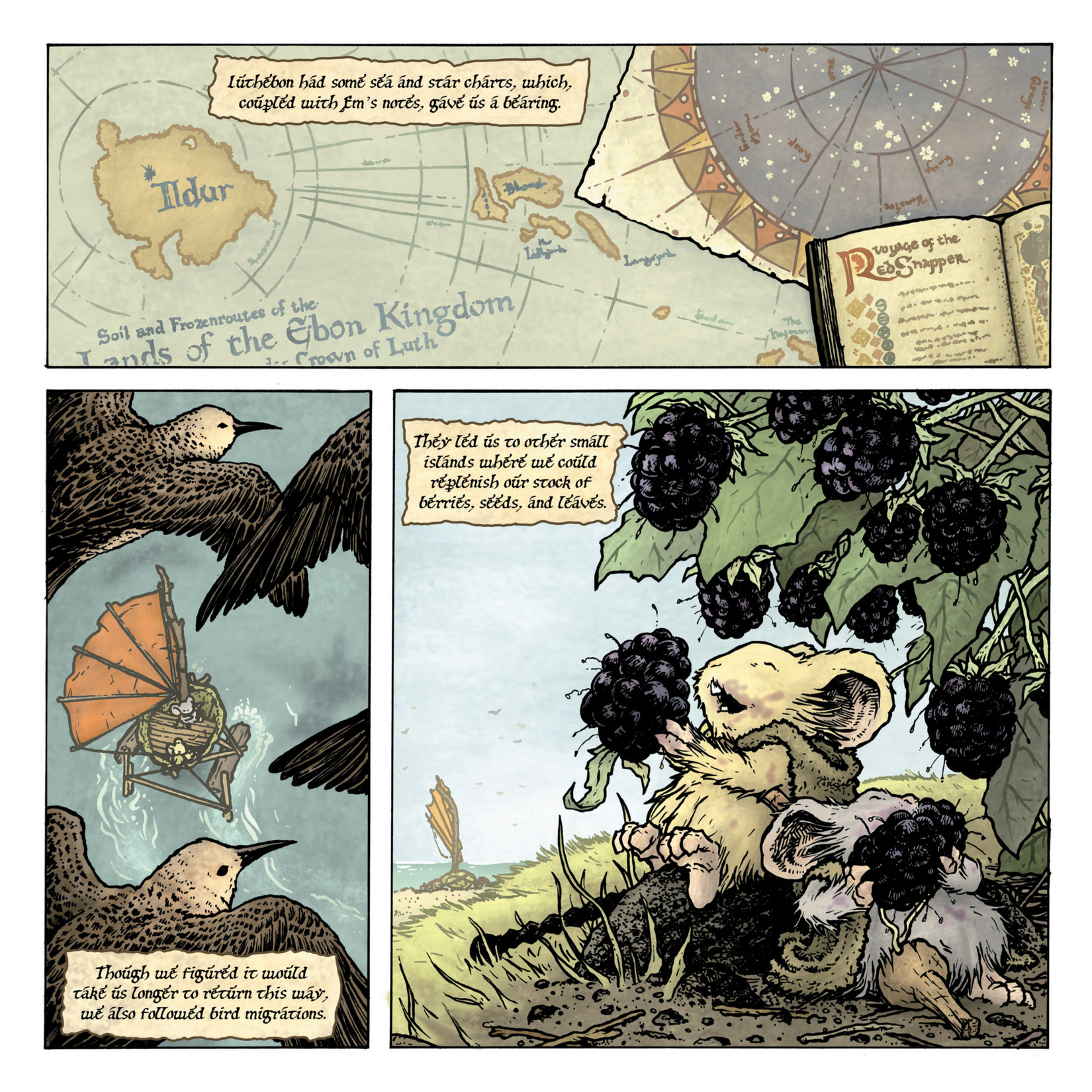 Read online Mouse Guard: The Black Axe comic -  Issue #5 - 14