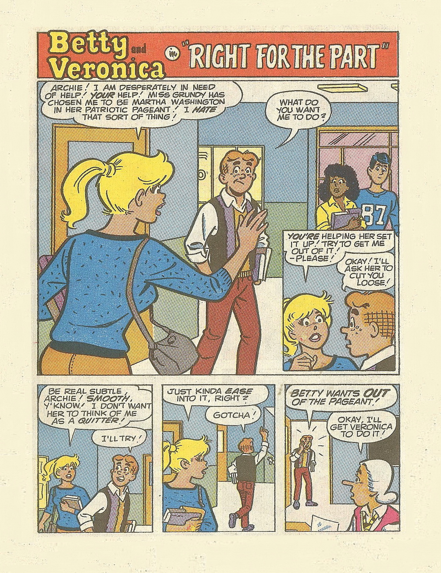 Read online Betty and Veronica Digest Magazine comic -  Issue #55 - 13
