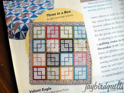 Jaybird Quilts: three in a box!