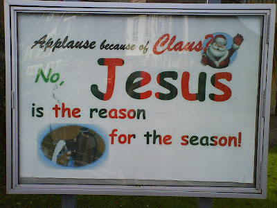 Applause because of Claus