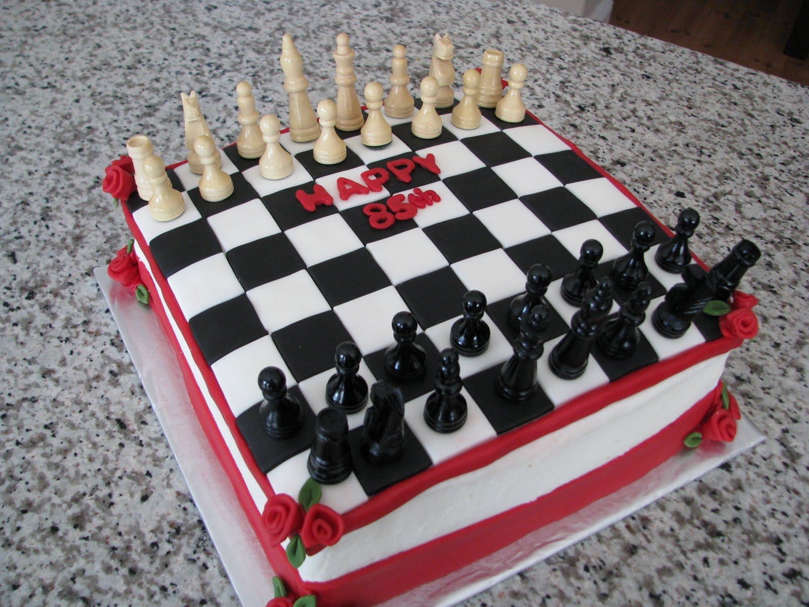 Sugar Prince Chess Birthday Cake