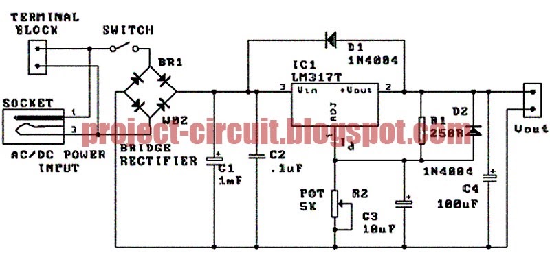 Free Project Circuit Diagram: Universal Power Supply ...