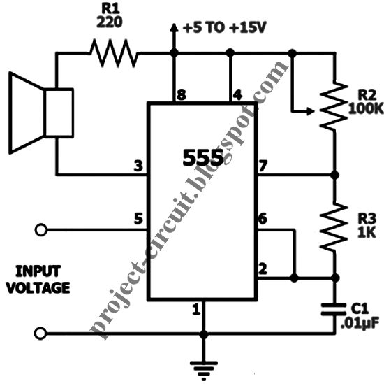 Electronics Technology: 555 Timer Voltage Controlled Oscillator Circuit