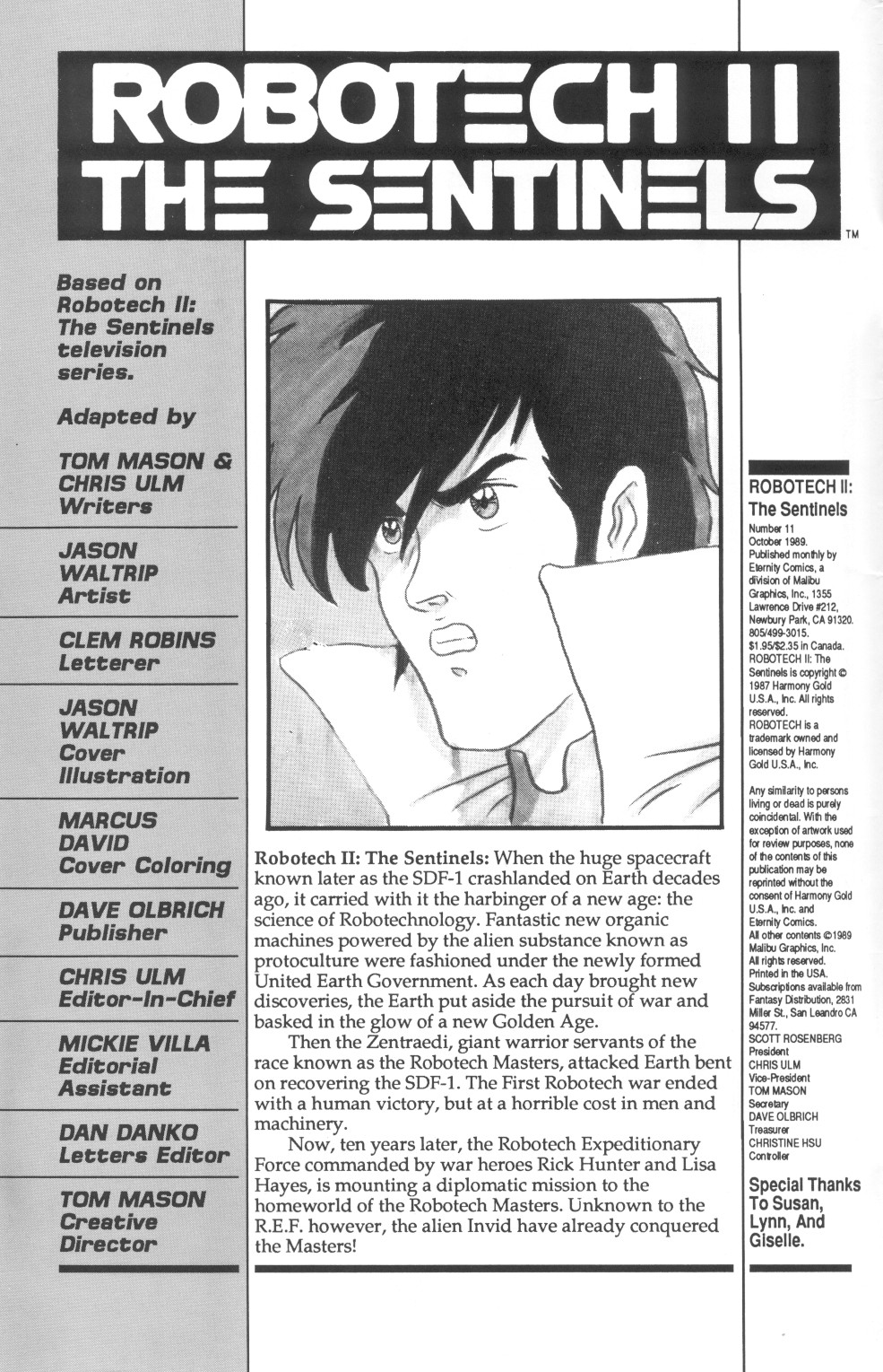 <{ $series->title }} issue Robotech II: The Sentinels Book 1 Issue #11 - Page 2