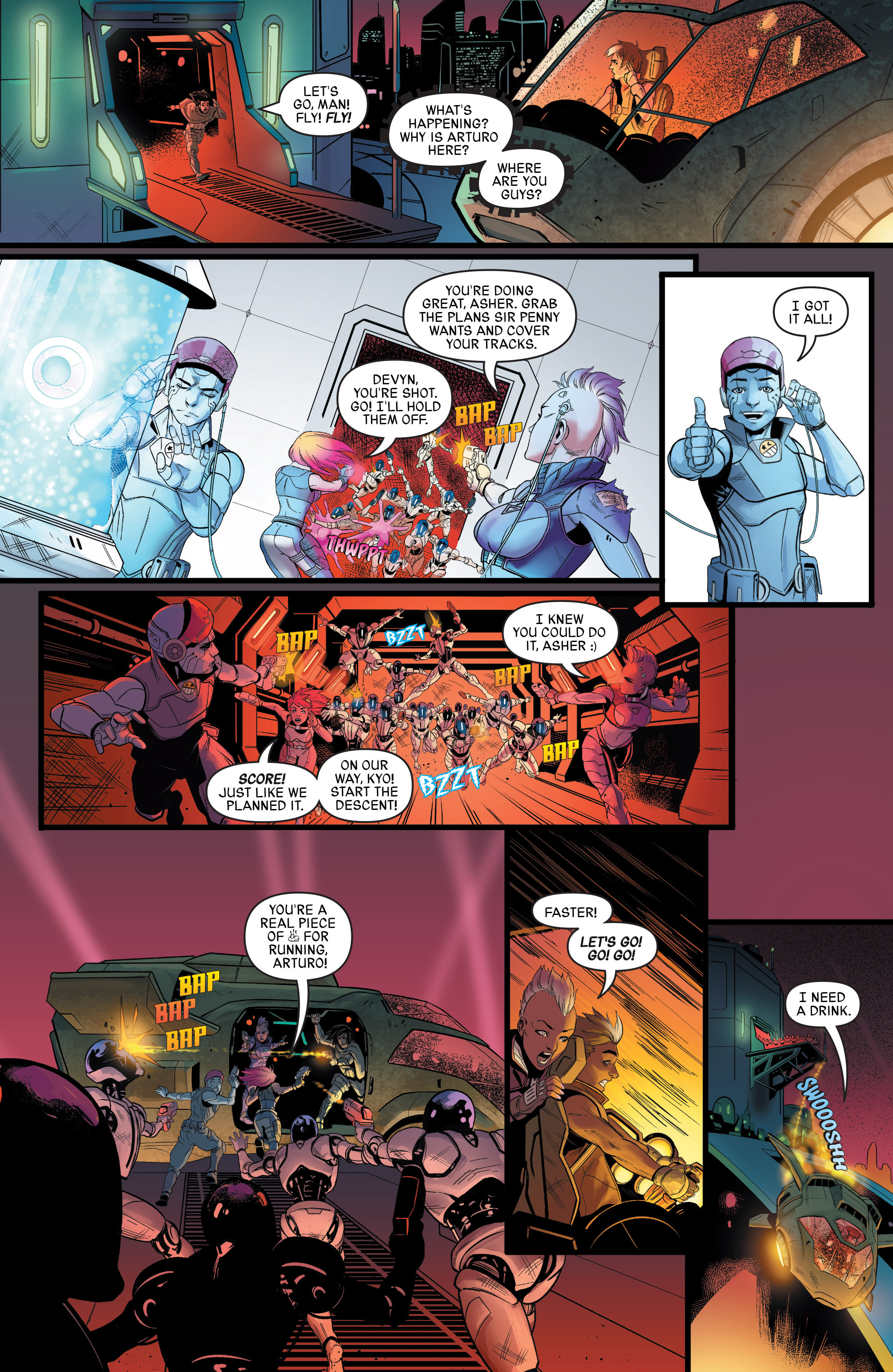 Read online BubbleGun (2017) comic -  Issue #1 - 9