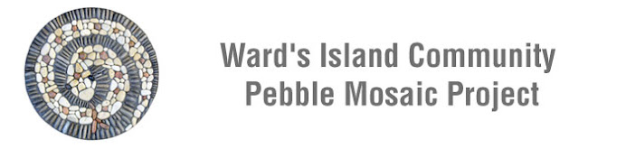 Ward's Island Community Pebble Mosaic Project