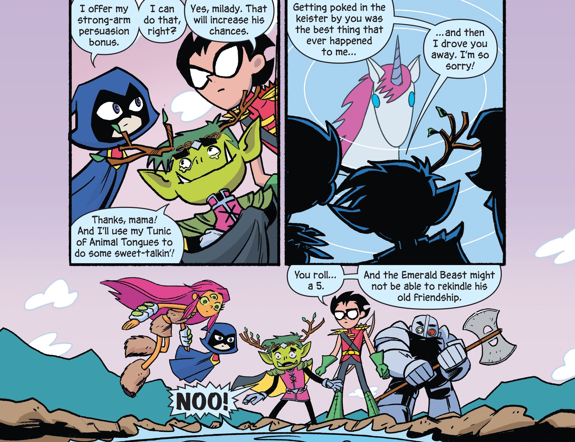 Read online Teen Titans Go! Roll With It! comic -  Issue #9 - 19