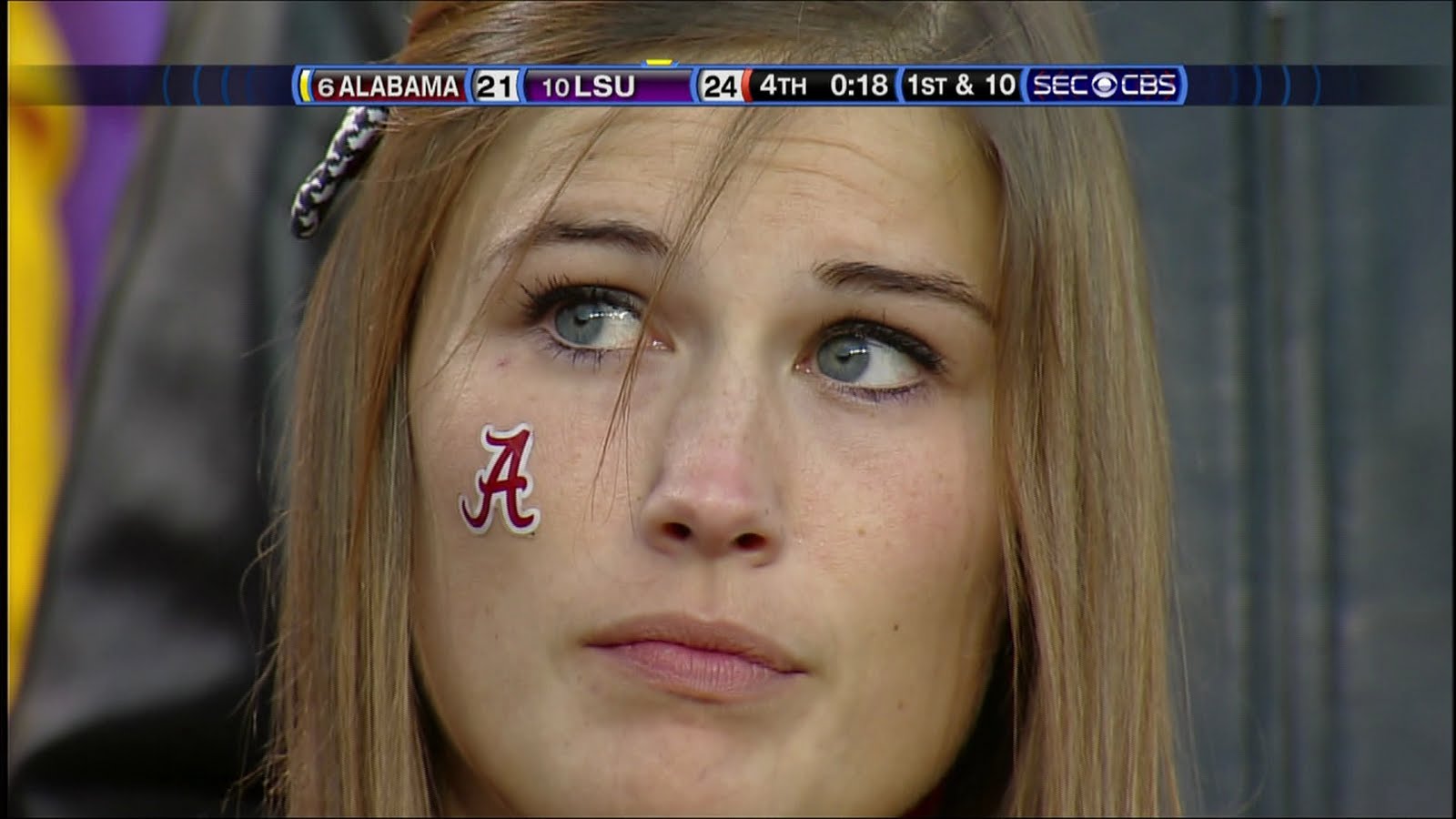 Stuff you think you need Sad Alabama Fan