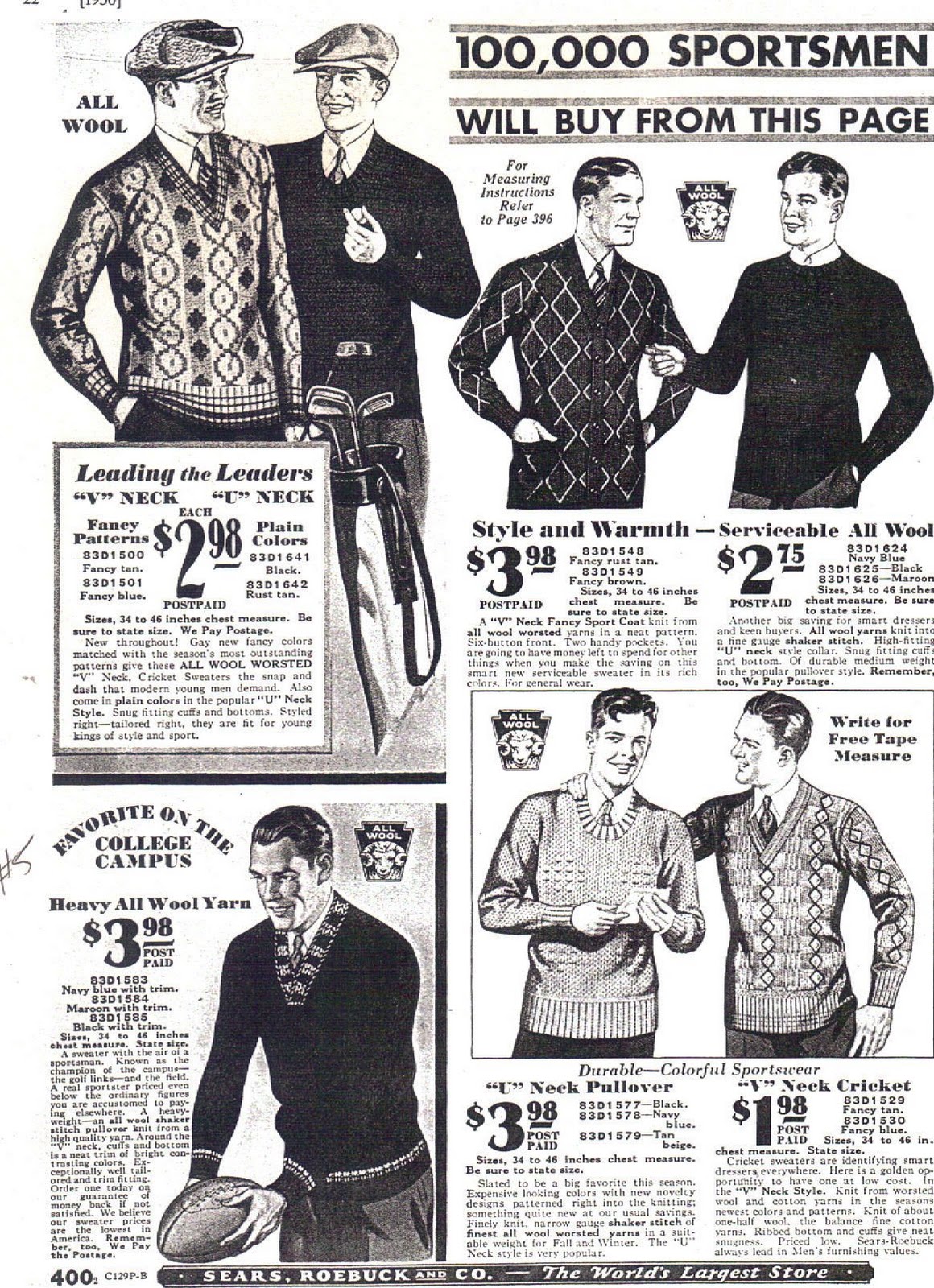 Fine And Dandy Shop Dandy Advertising Sears Roebuck 1930