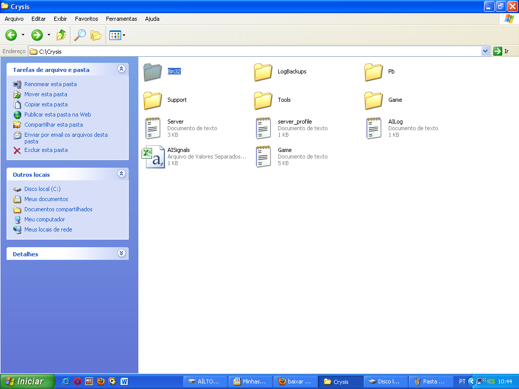 Sacotelo de Sistemas de Informação Crysis Modo de Organizar as