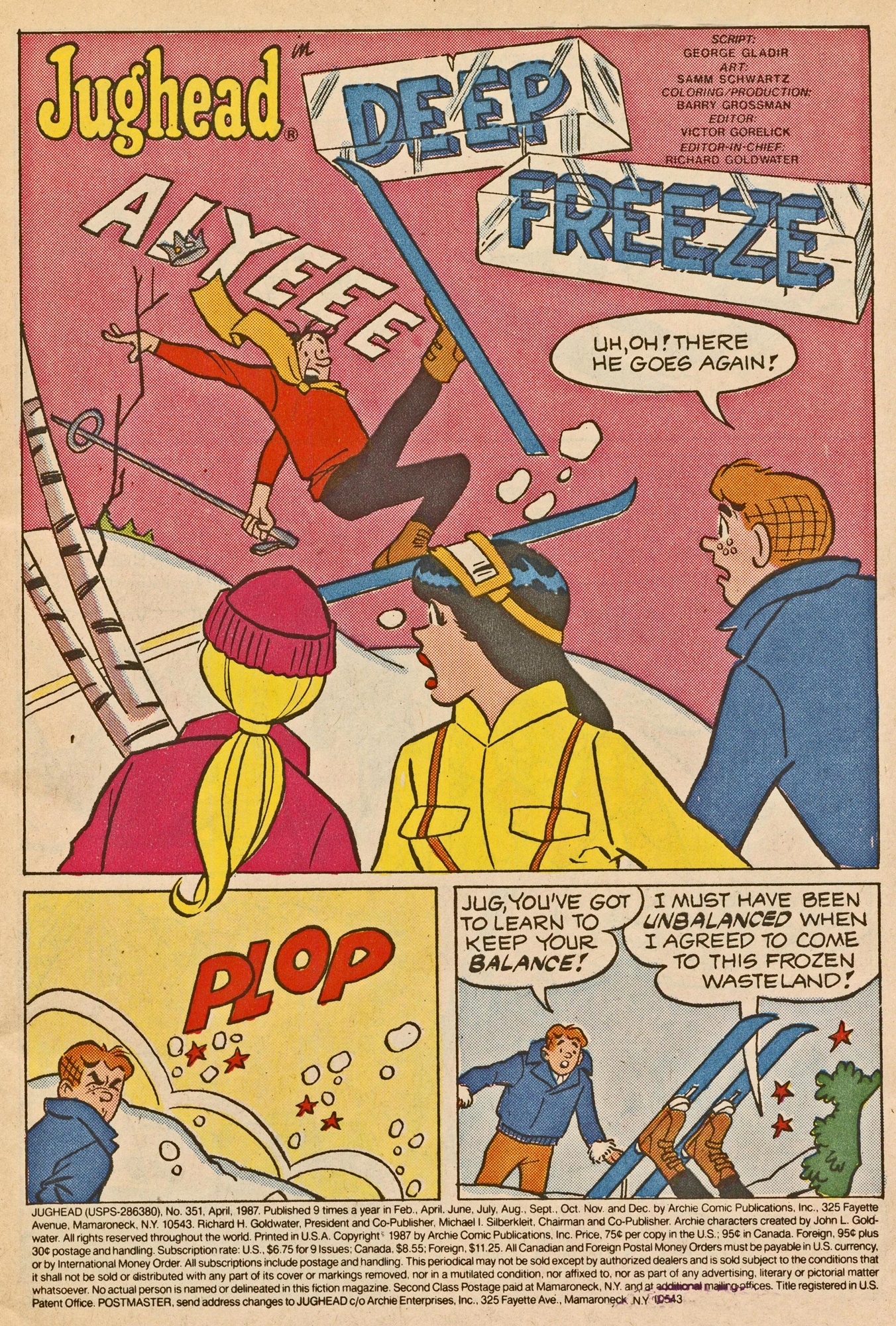 Read online Jughead (1965) comic -  Issue #351 - 3