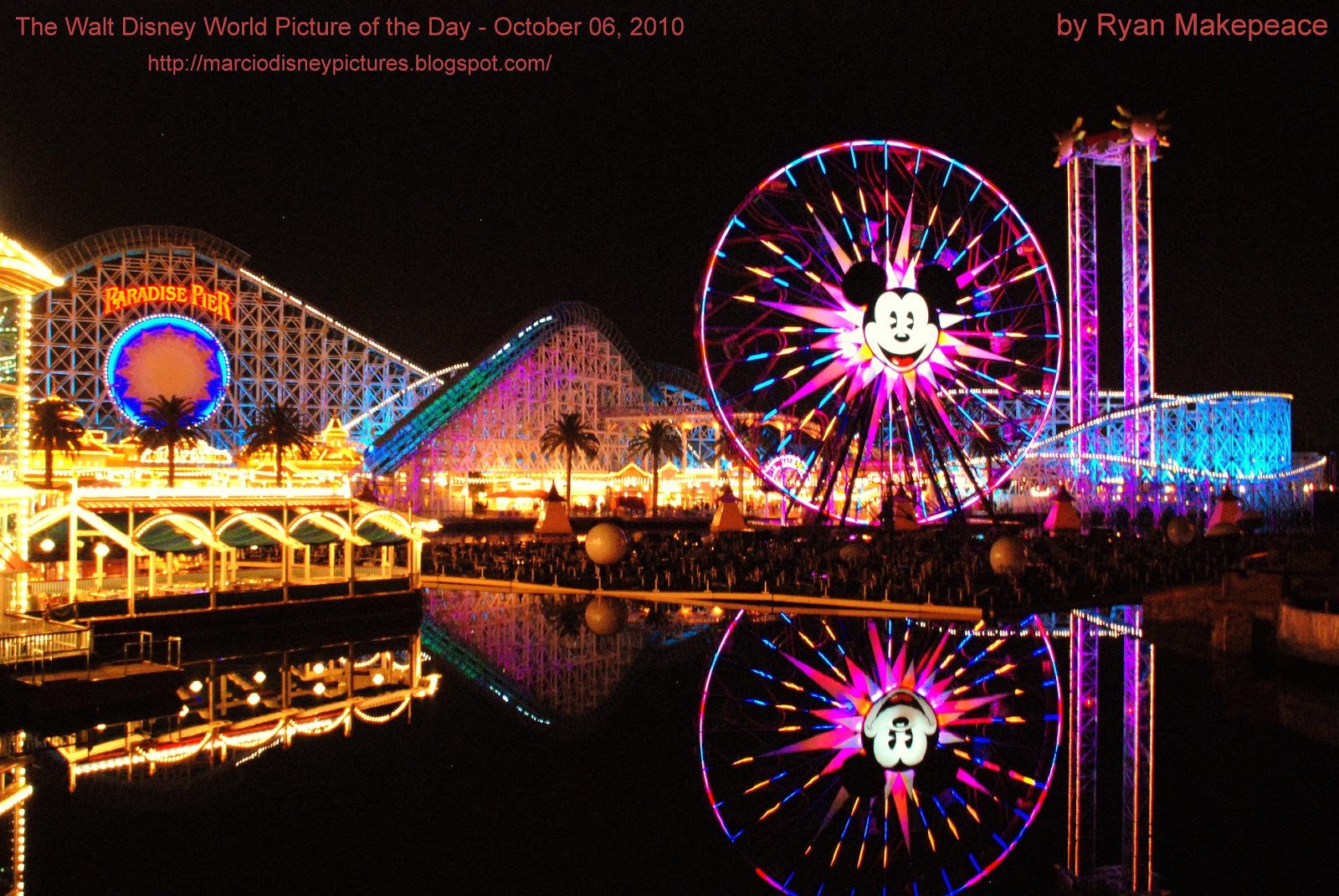 The Walt Disney World Picture of the Day Disneyland at Night by Ryan
