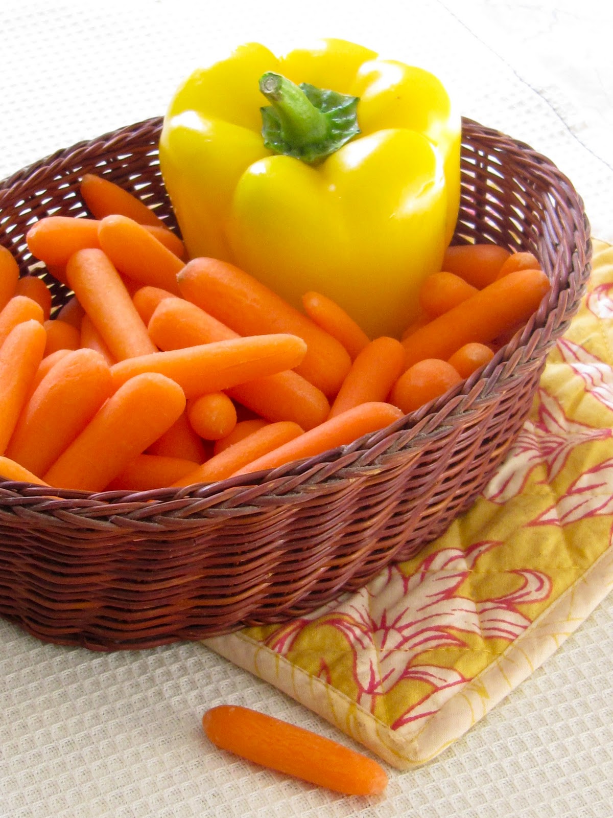 Plateful Sauteed carrots and capsicum — Carrot upperi