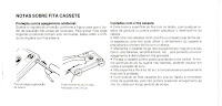 Notas sobre fita cassete - clique para ampliar.