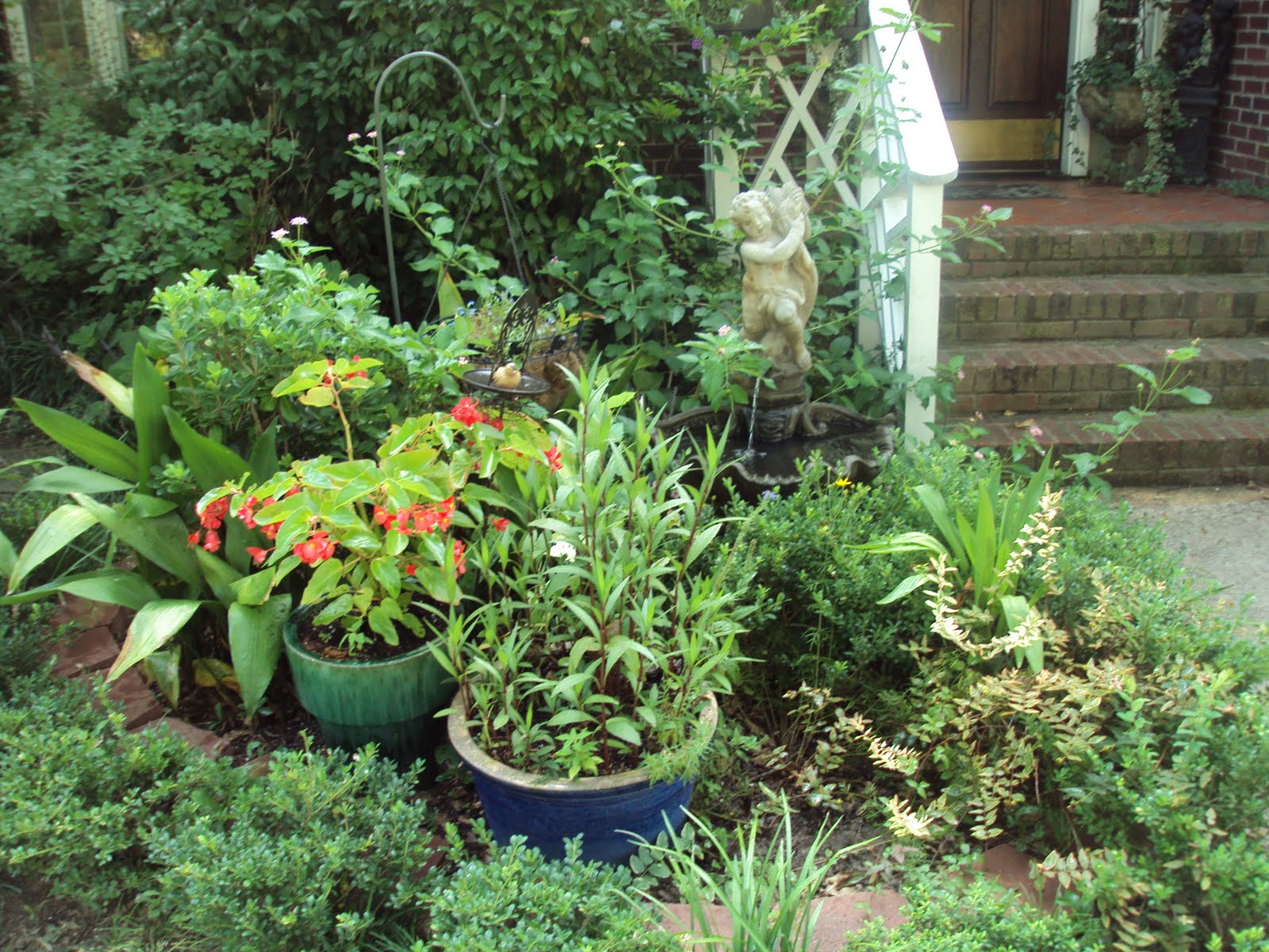 Antique ART Garden: FRONT Yard Views where SOMEBODY Needs to Do Some WORK