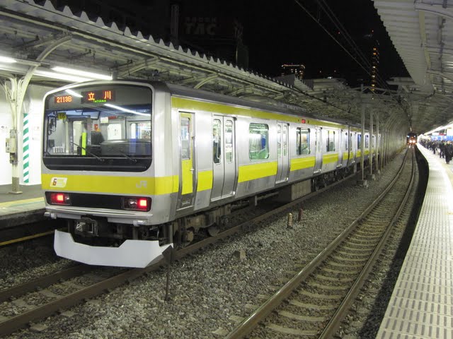 中央・総武緩行線　立川行き　E231系(平日2本運行)