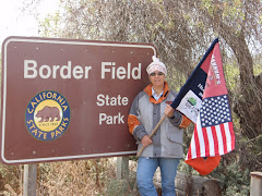 Michele at the Southwestern-most Corner!
