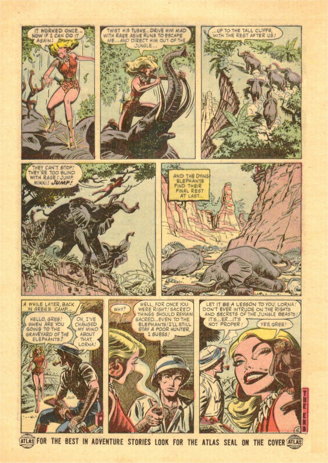 Read online Lorna, The Jungle Girl comic -  Issue #9 - 32