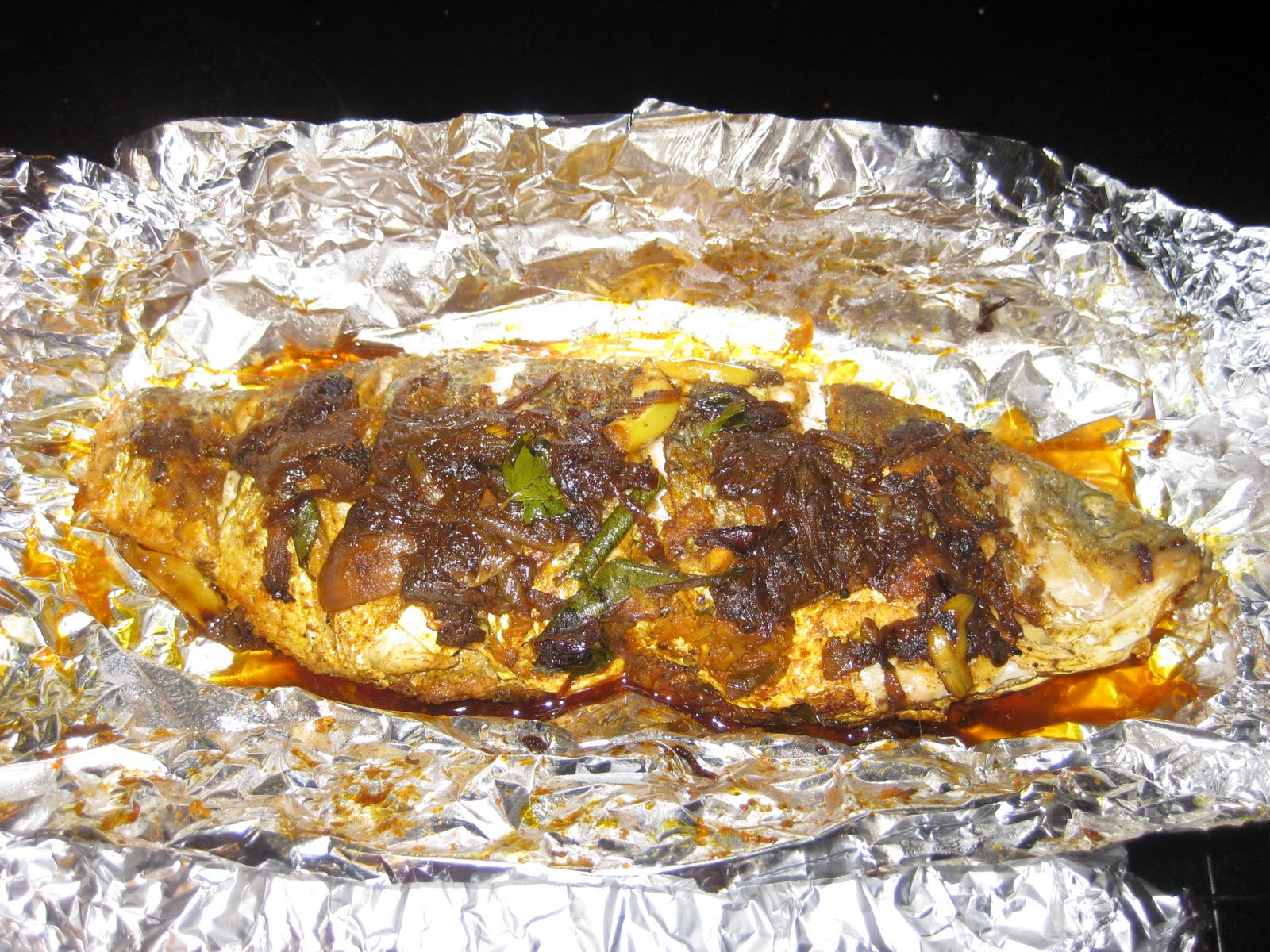 Cheenachatti: Stuffed/Baked Fish