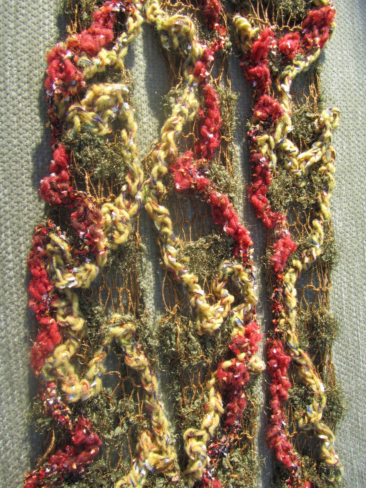 Connecting Pieces How to Knit a Fall Scarf