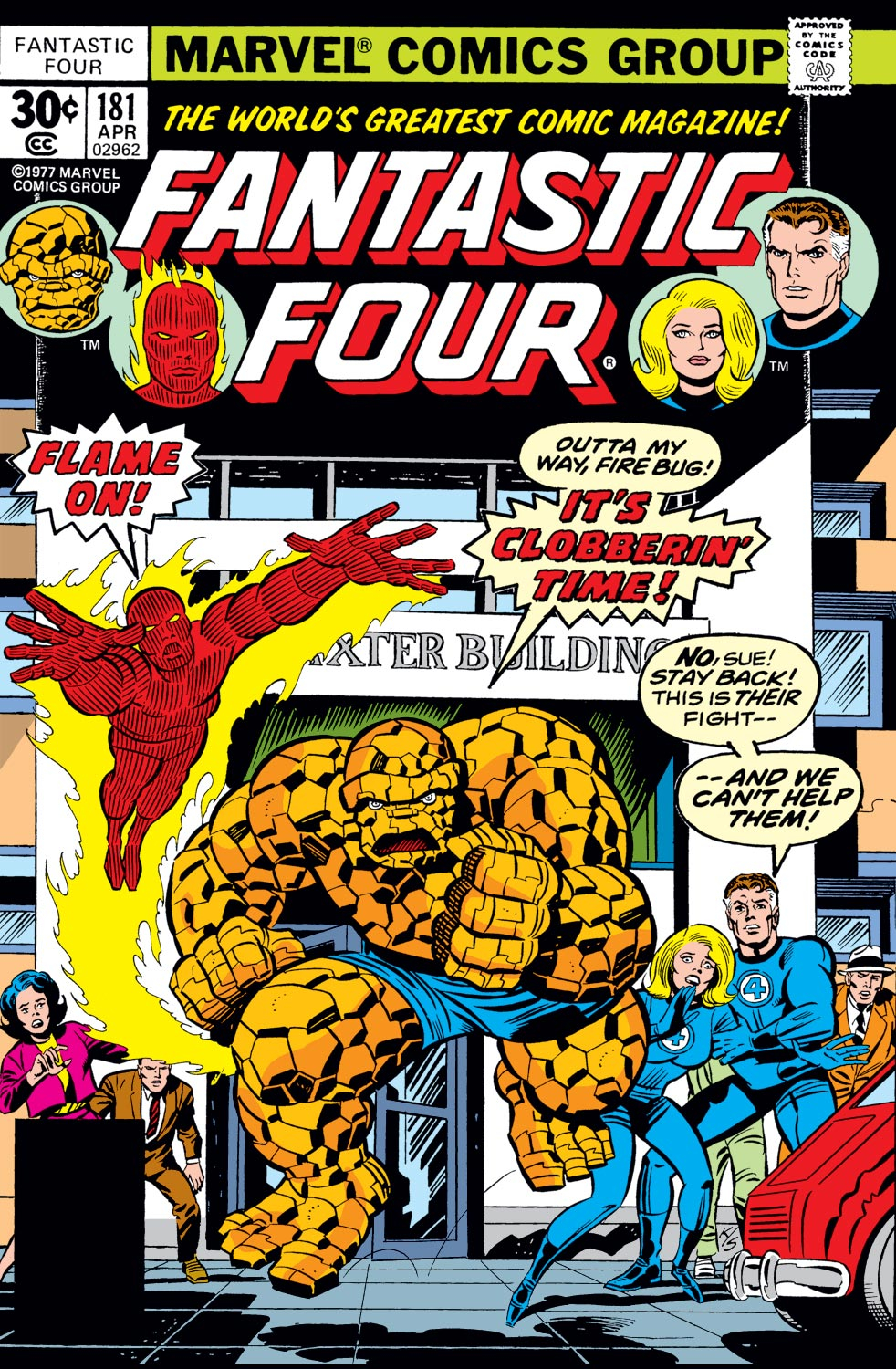 Read online Fantastic Four (1961) comic -  Issue #181 - 1