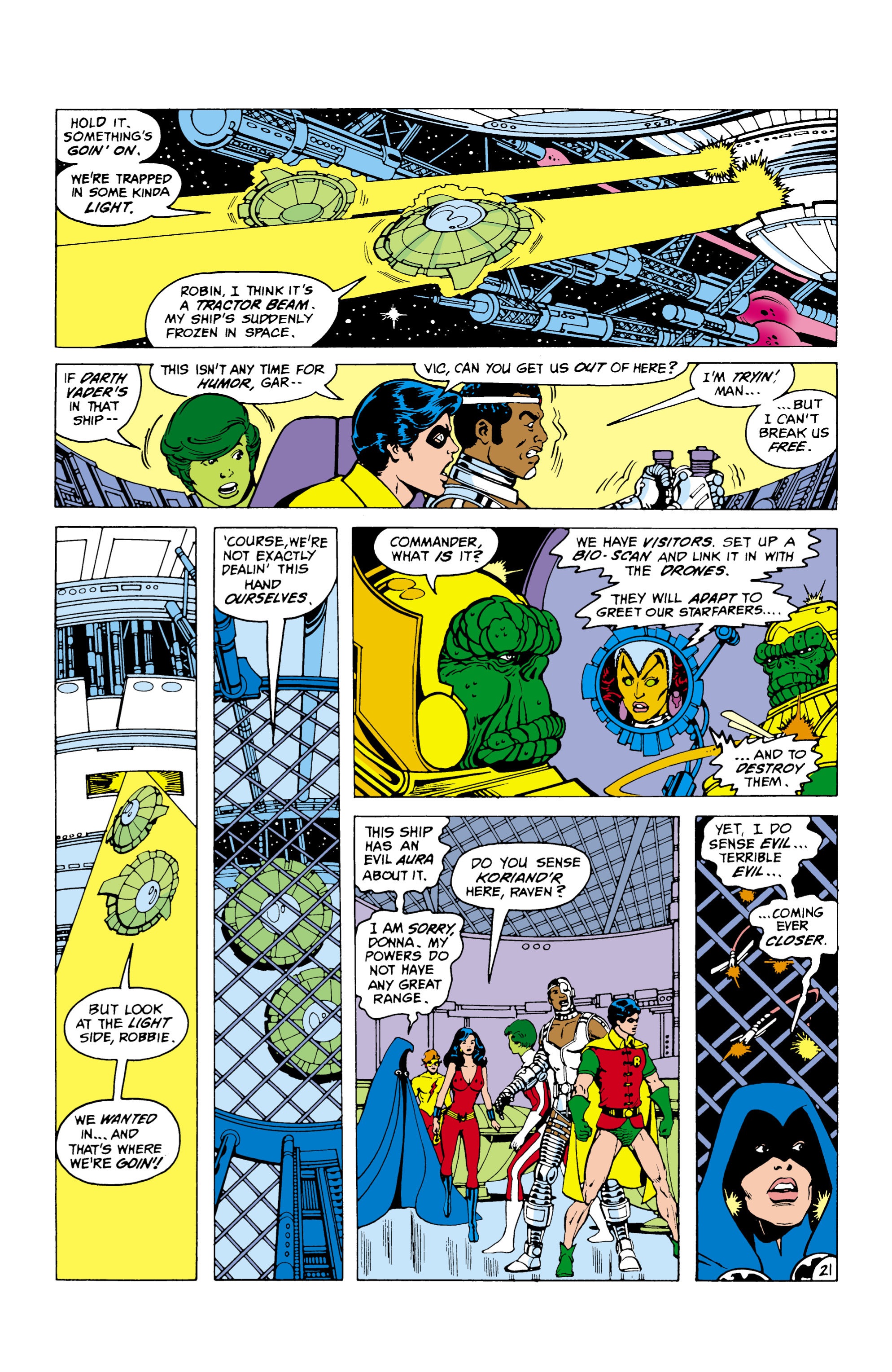 Read online The New Teen Titans (1980) comic -  Issue #23 - 22