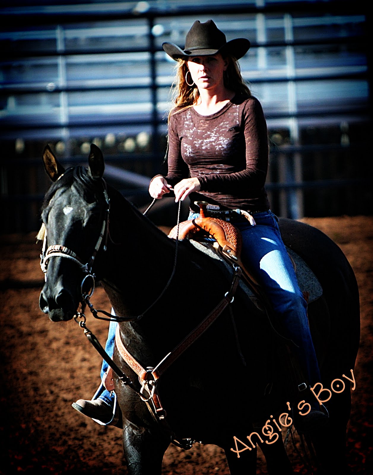 Thru the viewfinder of 2 sisters Heber Rodeo